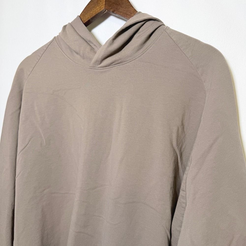 Universal Standard Pima Cotton French Terry Hoodie XL Taupe Brown USTO1135